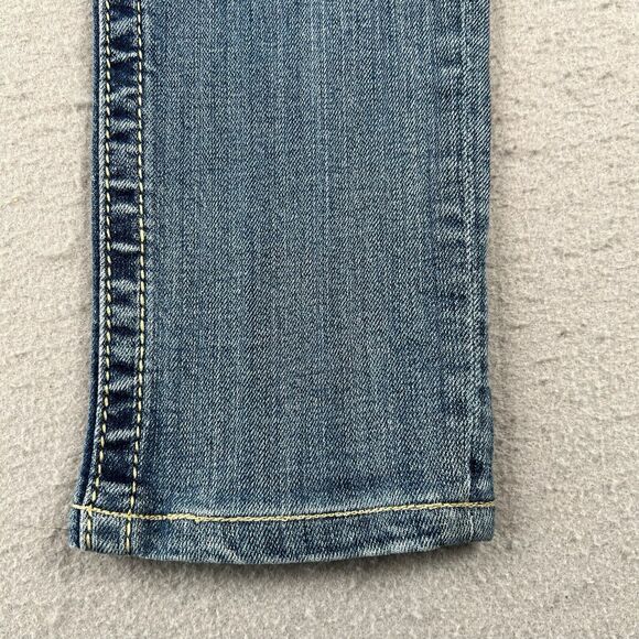Miss Me Sunny Skinny Jeans Women’s 27x29 Blue Denim Low Rise Distressed - Picture 3 of 16